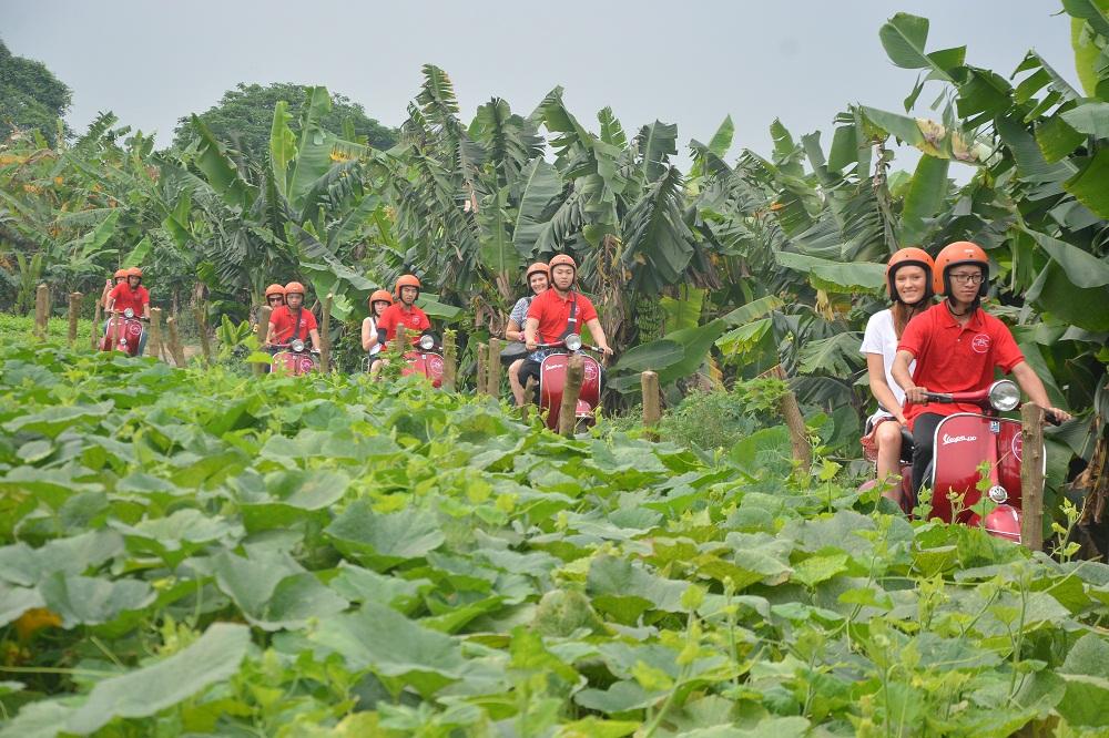 Hanoi Countryside Vespa Tour : Red River Delta & Co Loa Ancient Citadel