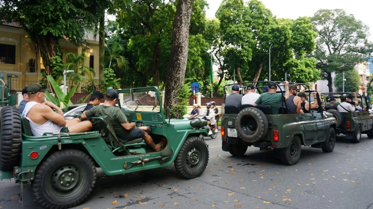 Hanoi Jeep Tours Led By Women: Hanoi City Jeep Tours By Vietnam People’s Army Legend Jeep