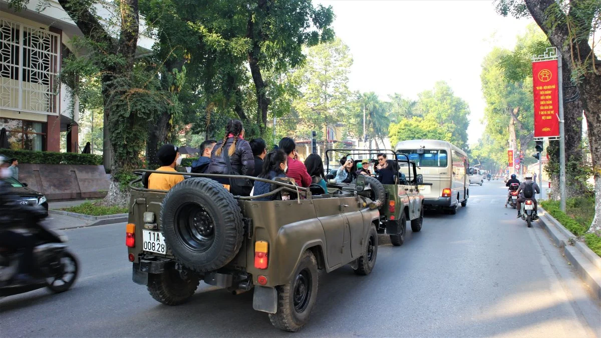 Hanoi Jeep Tours Led By Women: Hanoi City Jeep Tours By Vietnam People’s Army Legend Jeep