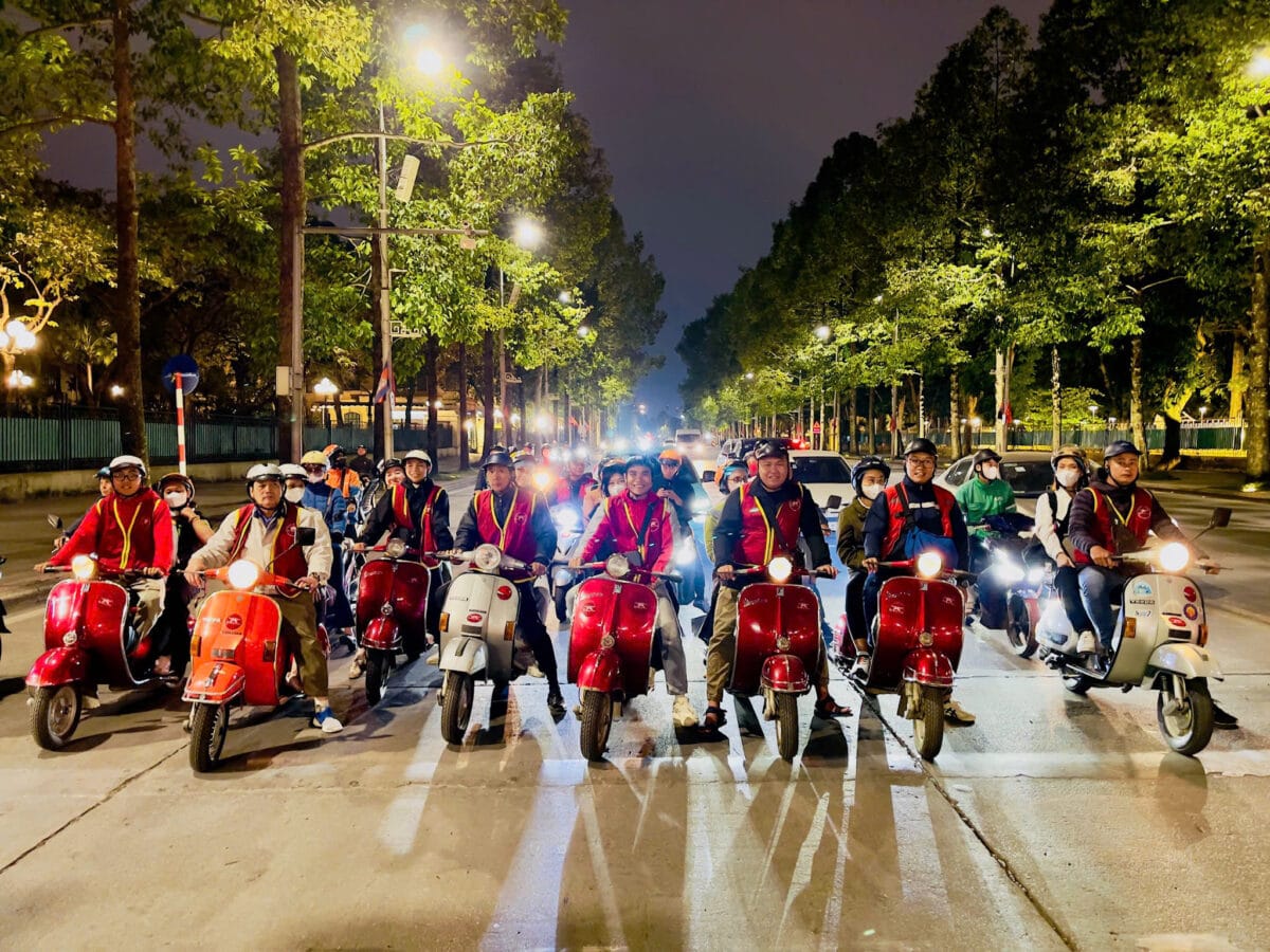 Hanoi Vespa Tours: Hanoi Sunset And Night Tours  By Vintage Vespa