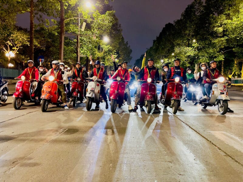 Hanoi Vespa Tours: Hanoi Sunset And Night Tours  By Vintage Vespa