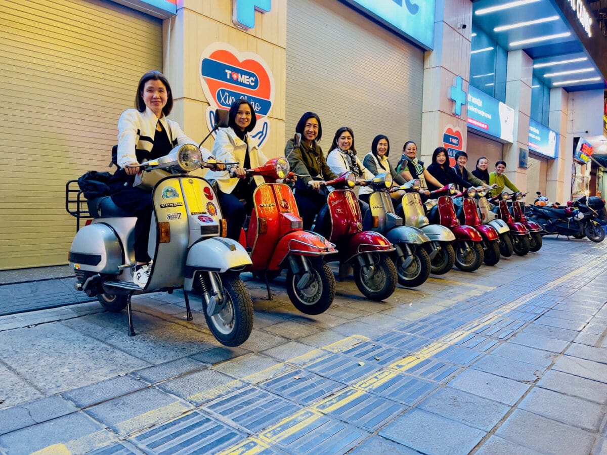 Hanoi Vespa Tours: Hanoi Sunset And Night Tours  By Vintage Vespa