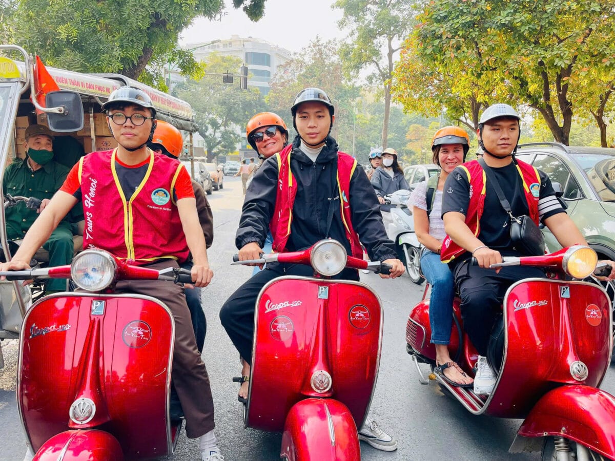 Hanoi Countryside Vespa Tour : Red River Delta & Co Loa Ancient Citadel