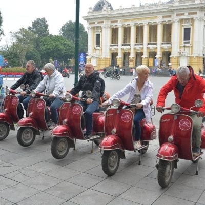 Hanoi Countryside Vespa Tour : Red River Delta & Co Loa Ancient Citadel