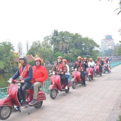 Hanoi Countryside Vespa Tour : Red River Delta & Co Loa Ancient Citadel