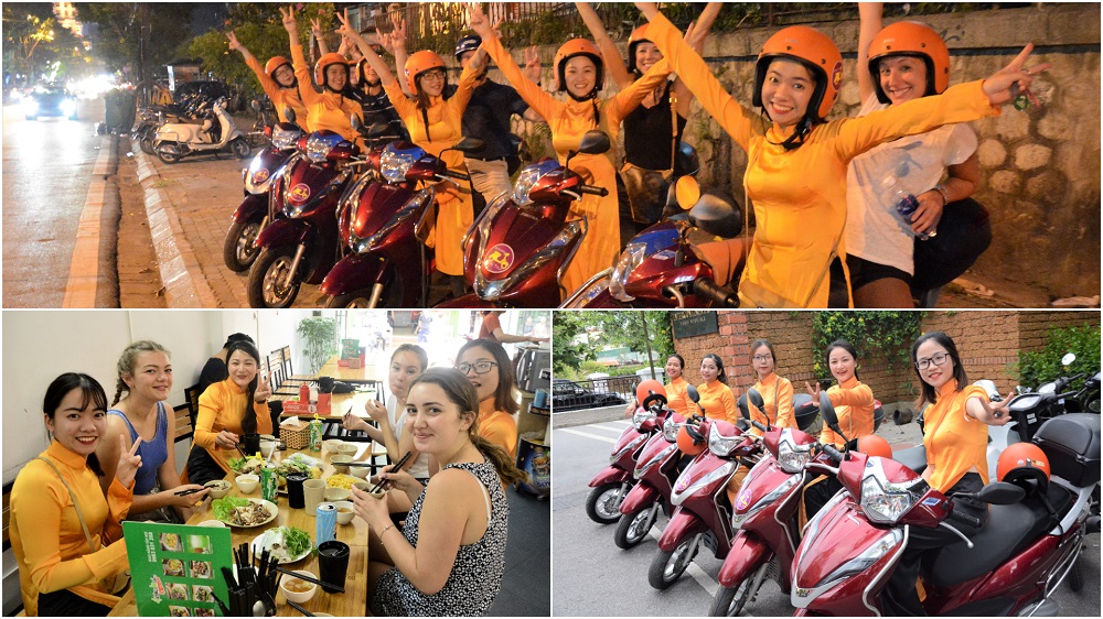 Hanoi Food Tours: Hanoi By Night Foodie Motorbike Tour Led By Women Hanoi Food Tours: Hanoi By Night Foodie Motorbike Tour Led By Women