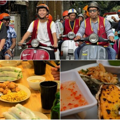 Hanoi Food Tours:  Hanoi Food Tour By Vintage Vespa