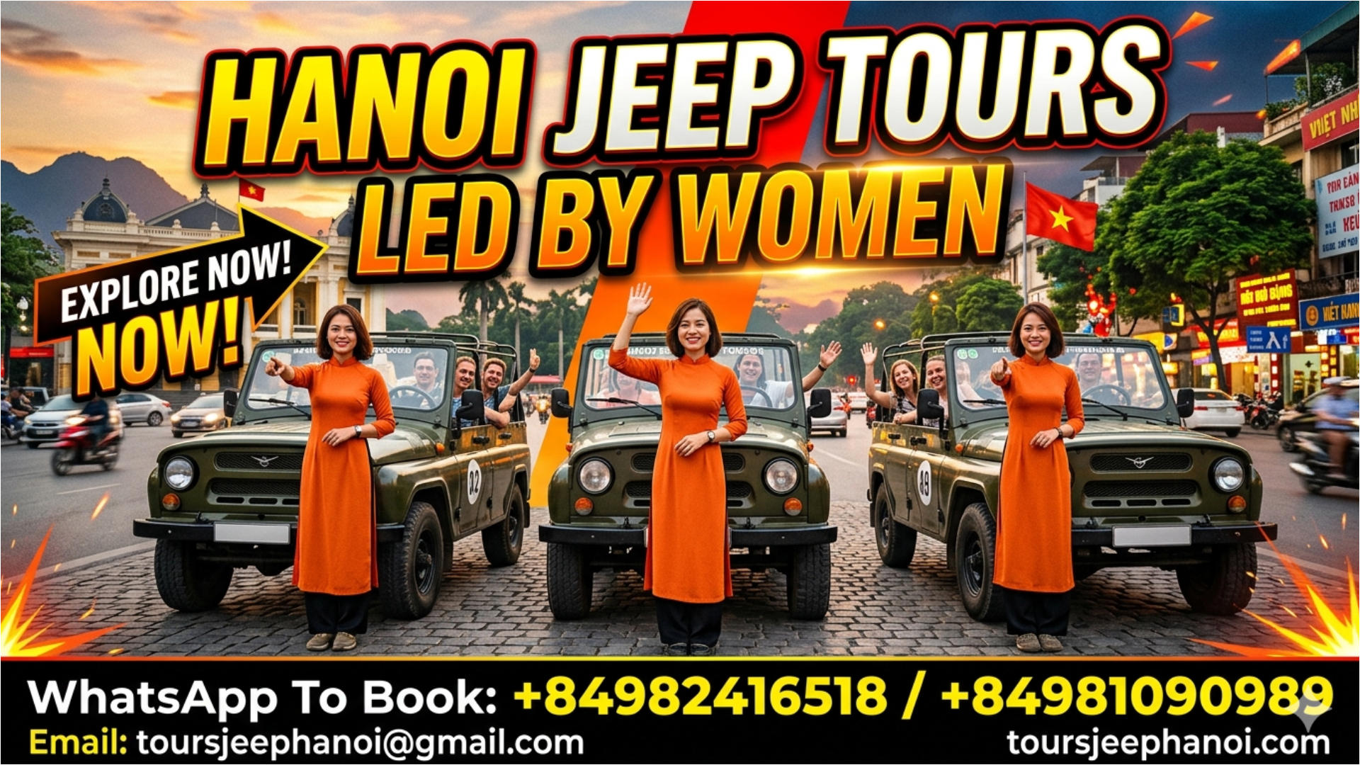 Hanoi Sunrise Jeep Tours Led By Female Guides Hanoi Sunrise Jeep Tours Led By Female Guides