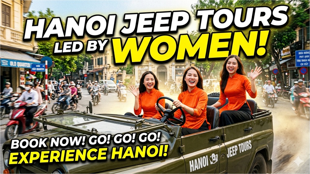 Hanoi Sunrise Jeep Tours Led By Female Guides