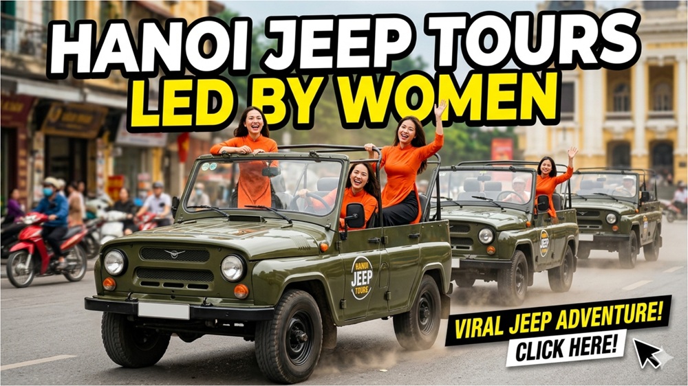 Hanoi Sunrise Jeep Tours Led By Female Guides Hanoi Sunrise Jeep Tours Led By Female Guides